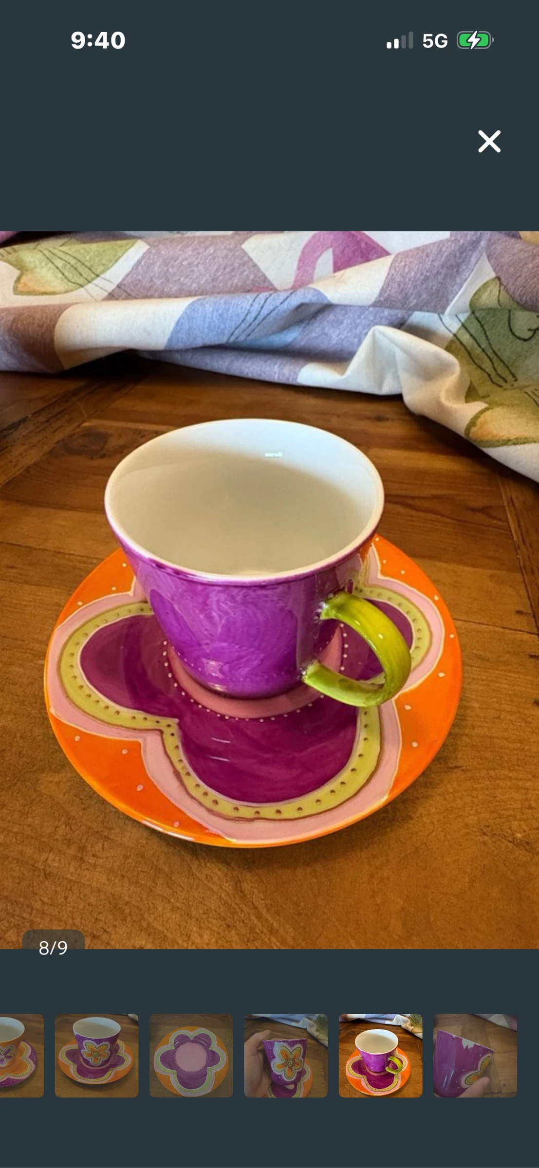 4 cups and saucers – photo 8